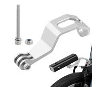 Fork Headlight Bracket, Heavy Duty Adjustable Portable Light Holder, High Strength Wear Resistant Mount, Secure Statable Design, For Outdoor Cycling and Traveling