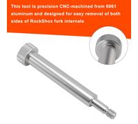 Fork Lower Leg Removal Tool-Threaded punch to remove spring/damper PER Rockshox
