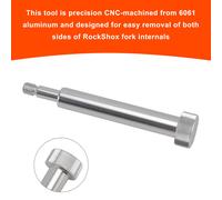 Fork Lower Leg Removal Tool-Threaded punch to remove spring/damper PER Rockshox.