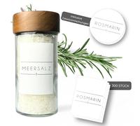 FORK YOU Etichette per spezie bianche da cucina, set XXL, 300 pezzi, autoadesive, impermeabili e minimaliste, etichette spezie, cucina must have