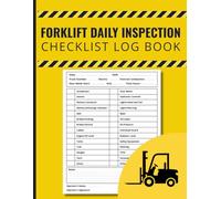 Forklift Daily Inspection Checklist Log Book: Professional OSHA Compliant Safety & Maintenance Record for Forklift Operators - 120 Daily Inspection ... Meter Tracking - Large Print 8.5 x 11 Inches