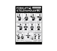 Forklift Hand Signals Poster Safety Chart