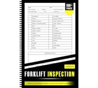 Forklift Inspection Book To Ensure Daily Safety Checklist For Operator