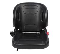 Forklift Seat | 70 to 110 Degree Adjustable Backrest & Security Belt | Ergonomic Universal Tractor Seat for Extended Hours/Electric/Fuel Forklifts | PVC Leather & High Elastic