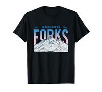 Forks Washington Escursioni in Montagna Vintage Outdoor Viaggi Maglietta