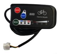 forKT LED880 - Display a LED compatibile per biciclette elettriche da 36 V 48 V, con lettura del chilometraggio della batteria