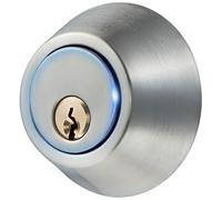 Forliggio Set di serrature a chiavistello, ANSI/BHMA grado 3, per porte anteriori esterne, in nichel spazzolato satinato