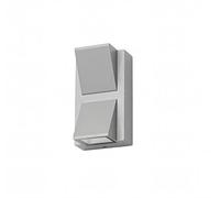 FORLIGHT Applique LED Esterno IP54 - Doppia Emissione, 4W 3000K Luce Calda, 155 Lumen, Design Moderno, Installazione Facile, Grigio