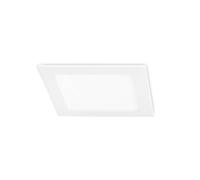 Forlight Easy - Downlight da incasso quadrato a LED bianco opaco 12cm 580lm 6000K
