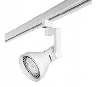 FORLIGHT Proiettore Binario E27 - Illuminazione Versatile per Spazi Commerciali e Domestici, Compatibile con Binario Trifase, Design Moderno, Efficienza Energetica, Bianco