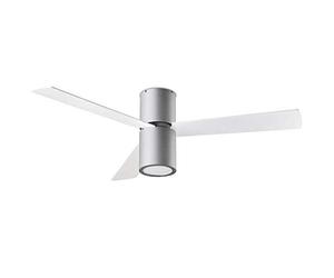 FORLIGHT Ventilatore IP20 Formentera E27 23W Grigio Bianco