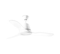 FORLIGHT Ventilatore IP20 Tiga LED 18.9W 3000K Bianco brillante Trasparente