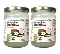 Forlive Olio Vergine Di Cocco Bio 2x500 ml Olio