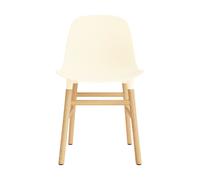 Form Sedia da Pranzo Crema/Rovere