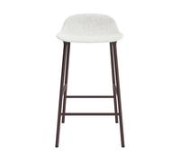 Form Sgabello da Bar 65 cm Imbottito Gruppo 5 Grigio Chiaro/ Acciaio