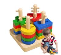 Form Sorter Toy Early Learning Matching Playset - Giocattoli con password educative per bambini e bambine di età compresa tra 3 e 6 | Divertente gioco impilabile prescolare | Attività di apprendimento