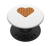 Forma A Cuore Cialda Pancake Cialde PopSockets PopGrip Adesivo