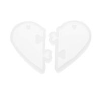 Forma A Del Cuore Amanti Della Muffa Silicone A Cuore Puzzle Fusione A Ciondolo Stampi Con Per Portachiavi Gioielli Che Producono Un Portachiavi Artigianato Stampo