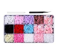 Forma A Forma Misto Bowknot Nails Arte Charms Bow Charms Flatback Perle Perle Decorazioni Artistiche Per Acrilico