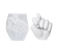 Forma a mano 3D | Stampo per gesti non stick-dito, semi-trasparente per sapone, con resina per compleanno, Halloween, Natale, festa della mamma, San Valentino. Compatibile con queste forme a forma di