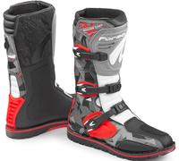 Stivali Moto Trial Forma BOULDER COMP Camo/Red/White/Grey Taglia:47