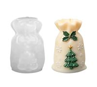 Forma candela per borsa regalo per le vacanze, A | Stampo in silicone natalizio per cera, styling decorazioni stagionali, uso in studio artigianato