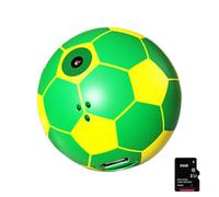 Forma creativa di calcio piccolo, giallo verde 8GB MODELLO | Macchina fotografica digitale a forma di palla da calcio unica con 8 facili da usare per la macchina fotografica indossabile