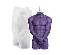 Forma del corpo - Forma nuda femminile, forma di torso maschile | Stampo in resina per figura, decorazione da scrivania stampo in ghisa, stampo artistico in silicone per candele, saponi