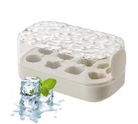 Forma Del Cubo Di Ghiaccio Con Coperchio-pazzo A Muffa, Semplicemente Premere, 8 Scomparti, Coperchio Per La Protezione Delle Perdite, Forma Rapida E Risparmio Di Spazio Per Cocktail E Whisky (verde)