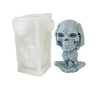 Forma del teschio, stampo in silicone a forma di teschio | Sentire che parla senza strumenti di figure decorative dannose, stampo per accenti di decorazione per la casa, strumento per la creazione di