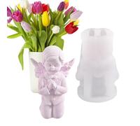 Forma di candela d'angelo - Forma di silicone CERENCICIATION, SOAPS PLASTER Progetti artigianali | Baby Angel Silicone Forma per candele di profumo, fondente, cioccolato, resina sintetica, dado