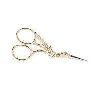 Forma di cicogna Forbici da cucito, Punta affilata Cicogna classica Scissor Ricamo Craft Punto croce Cucito per maglieria Forbici vintage ricamo, artigianato lavoro ad aghi, lavori d'arte uso