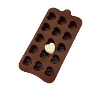 Forma di cioccolato in silicone, Silicone al cioccolato, Forma di cioccolato a forma di cuore senza battere il tuo desiderio con questa forma di silicio al cioccolato. È composto da un materi
