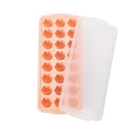 Forma di cubetti di ghiaccio a forma di cuore,ReutilisableVasca per cubetti di ghiaccio con coperchio, impilabile, per cocktail, birra, vino e snack per bambini inclusi (pink, zampe di gatto)