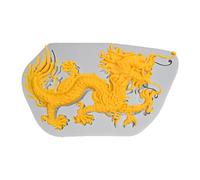 Forma di drago cinese, in silicone, con segno zodiacale, forma di drago, forma a forma di drago, forma di drago, in resina