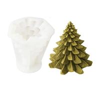 Forma di silicone 'albero di Natale 3D e forma di sapone per la produzione di | Forma flessibile di un albero, forma fai -da -te durevole per progetti artigianali e decorazioni natalizie