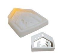 Forma Di Silicone Del Presepe Natalizio, Modello Di Supporto Di Gesù Tealight, Forma Decorativa Per La Natura Di Natività Di Natale - Per Tono Di Resina In Gesso E Sapone