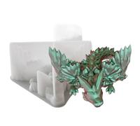 Forma di Silicone di Resina del Drago, Forma di Alato | Fantasy Fai da Te Artigianato per Decorazione per Torta Fondente, Casting d'Arte per casa, sculture Toni di Cemento in Cemento, proget