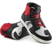 Forma Ground Dry Scarpe Moto, nero/bianco/rosso, Taglia 44