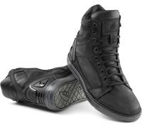 Scarpe Moto Forma Urban In Pelle Impermeabile Hyper Nero Nero Taglia:37
