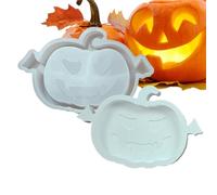 Forma in silicone di Halloween in 3D - Forma di zucca per il casting | Per i dolci, lo stoccaggio e la decorazione come soggiorno cucina decorazione della stanza, realizzato in silicone sicuro