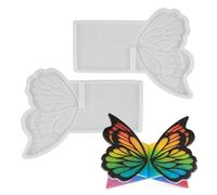 Forma in silicone per libreria in silicone, Libro in silicone Stand in Butterfly Shape | Forme epossidiche di libro-resistore, modulo in silicone per la lettura di preghiere, fatto a mano