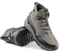 Forma Kumo Scarpe da moto, nero/grigio/verde, Taglia 48