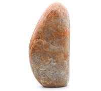 Forma Libera in Pietra di Luna Rosa Microclina da 870 grammi e 140 millimetri, Minerale Microclina del Madagascar, Minerale 100% naturale, pezzo unico, oggetto d'arte minerale minerale