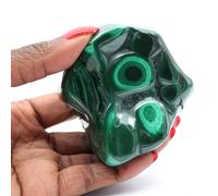 Forma Libera Malachite da 310 grammi e 65 millimetri, Minerale Malachite del Congo-Kinshasa, Data della Natura, Modello Esclusivo, Minerale decorativo, Minerale di Purificazione
