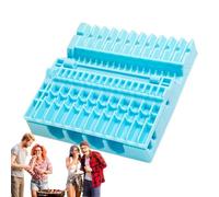 Forma manuale - Maker portatile con manico robusto, spiedini facili da pulire, utensili per barbecue facili da usare per carne, frutti di mare, salsicce | Efficiente stampa manuale