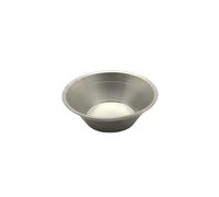 Forma pasticciotto tonda, alluminio, set da 6 pezzi, cm 7x2,5h