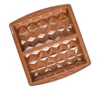 Forma per Barrette di Cioccolato,Stampo per Dolci e Cottura in Silicone,Adatto Per Diversi Spuntini - Per il Forno Microonde Cioccolato Dessert Biscotti Gelatina Cottura Festa Congelatore