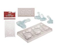 Forma per ghiaccioli a forma di pene (trasparente)