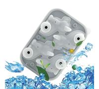 Forma Per Ghiaccio Per Congelatore | Stampo Per A Forma Di Gatto E Cane Con 4 Scomparti,Stampo Per Ghiaccio A Di Gatto - Per Frigorifero Bevande Casalinghe Caffè Vino Latte Succo Di Frutta